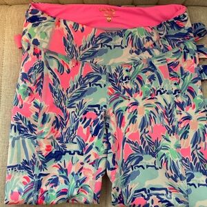 Lilly Pulitzer Multicolor Tropical Print Pants